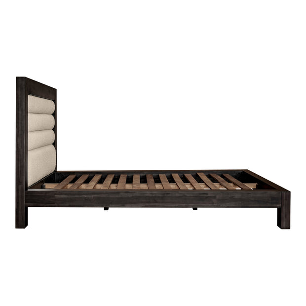 Moe's Home Collection Ashcroft Channeled Upholstered Queen Size Bed