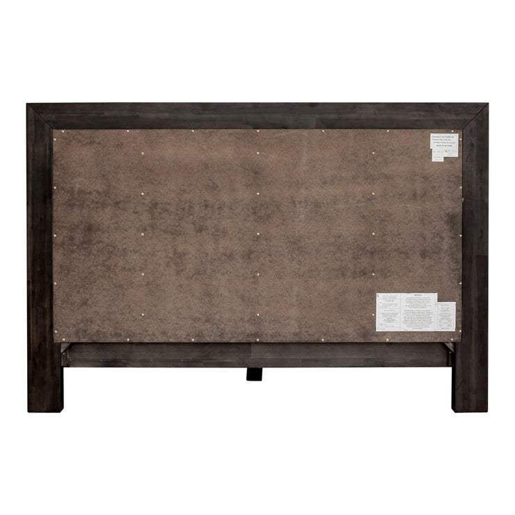 Moe's Home Collection Ashcroft Channeled Upholstered Queen Size Bed