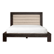 Moe's Home Collection Ashcroft Channeled Upholstered Queen Size Bed