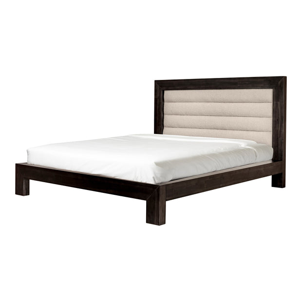Moe's Home Collection Ashcroft Channeled Upholstered Queen Size Bed
