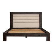 Moe's Home Collection Ashcroft Channeled Upholstered Queen Size Bed
