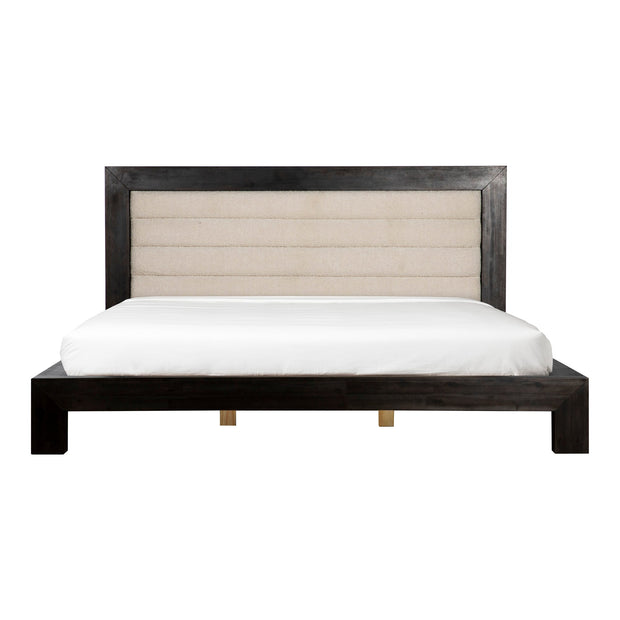 Moe's Home Collection Ashcroft Channeled Upholstered King Size Bed