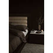 Moe's Home Collection Ashcroft Channeled Upholstered King Size Bed