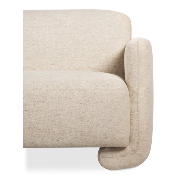 Moe's Home Collection Fallon Flecked Ivory Sofa