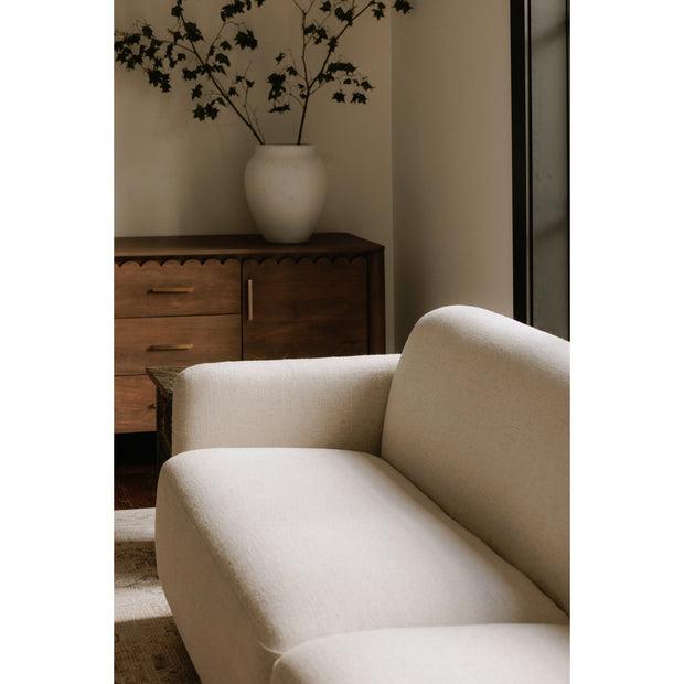 Moe's Home Collection Fallon Flecked Ivory Sofa