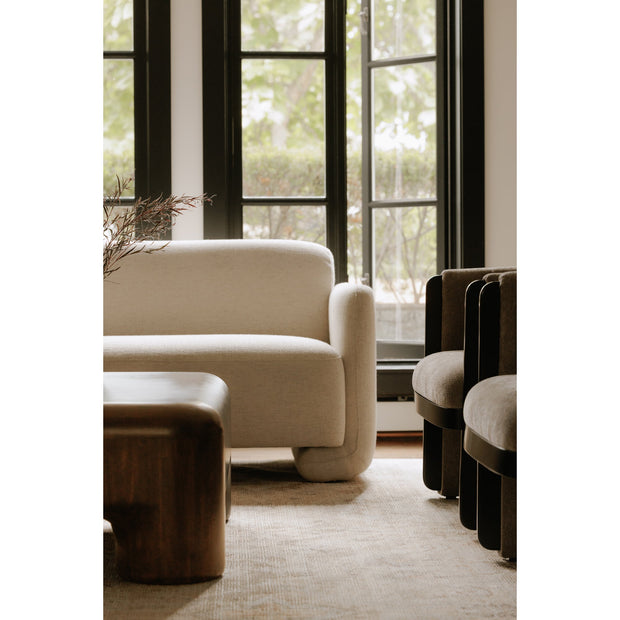 Moe's Home Collection Fallon Flecked Ivory Sofa