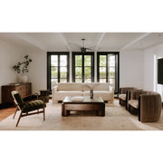 Moe's Home Collection Fallon Flecked Ivory Sofa