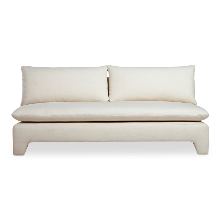 Moe's Home Collection Estelle Cream Sofa