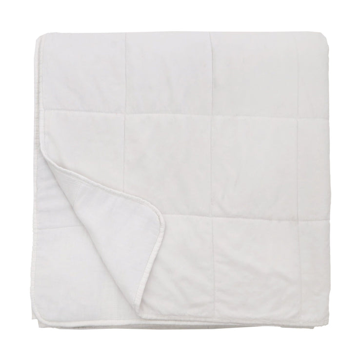 Pom Pom at Home Amsterdam White Coverlet ~ Available in Twin, Queen and King Sizes