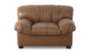 Moe's Home Collection Halston Tan Leather Lounge Chair