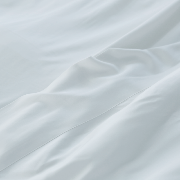 Pom Pom at Home Parker Ocean Bamboo Sateen Duvet Cover Set ~ Available in Twin, Queen and King Sizes