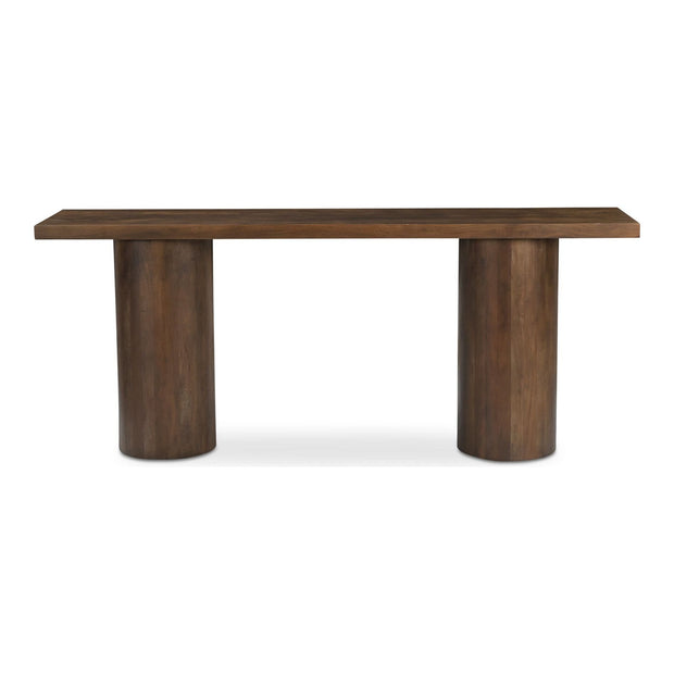Moe’s Home Collection Hadley Warm Brown Reclaimed Wood Console Table