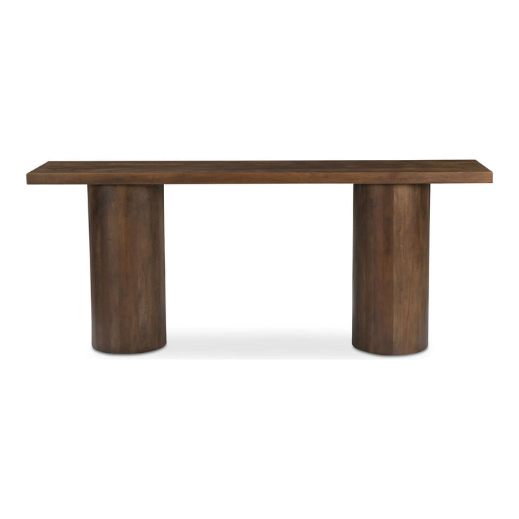 Moe’s Home Collection Hadley Warm Brown Reclaimed Wood Console Table