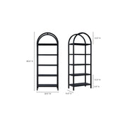 Moe’s Home Collection Eero Black Bookcase