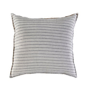 Pom Pom at Home Blake Flax & Midnight Linen Striped Duvet Cover and Shams ~ Available in Queen and King Sizes