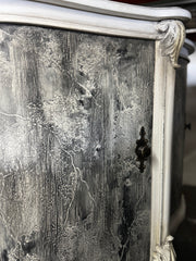 Casa Bonita Peruvian Hand-Painted Carved Wood Blanche Buffet