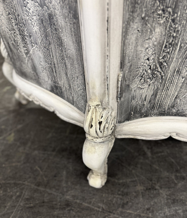 Casa Bonita Peruvian Hand-Painted Carved Wood Blanche Buffet