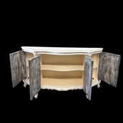 Casa Bonita Peruvian Hand-Painted Carved Wood Blanche Buffet