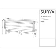 Surya x Becki Owens Collection Altos Wood Console Table