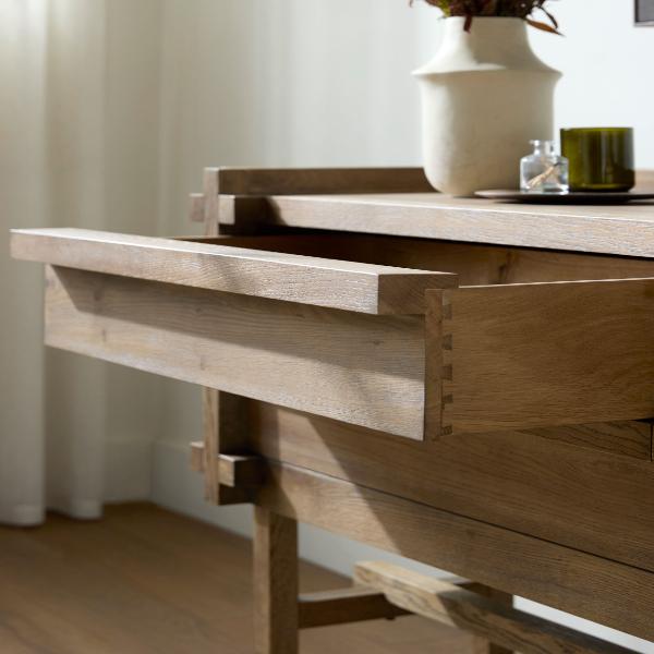 Surya x Becki Owens Collection Altos Wood Console Table