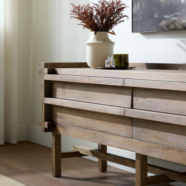 Surya x Becki Owens Collection Altos Wood Console Table