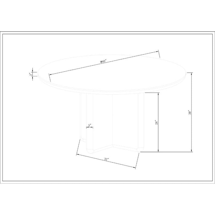 Surya x Becki Owens Collection Atra Wood Dining Table