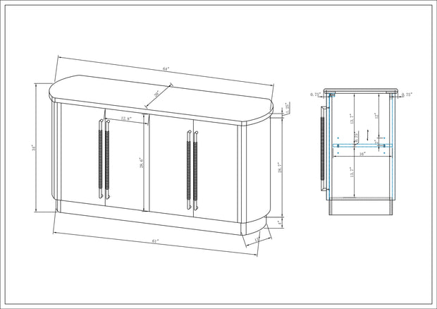 Surya x Becki Owens Collection Atra Sideboard