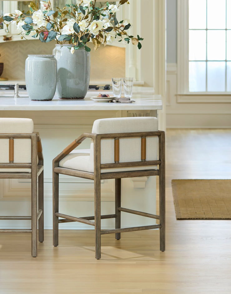 Surya x Becki Owens Collection Atra Counter Stool