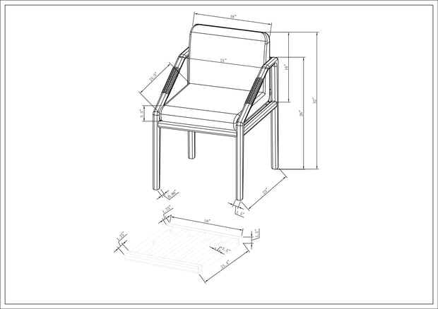 Surya x Becki Owens Collection Atra Dining Chair