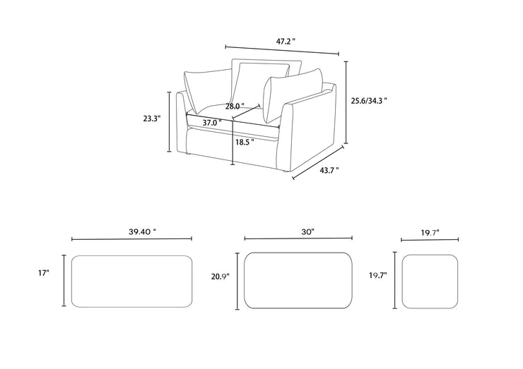 Surya x Becki Owens Collection Capitola Accent Chair