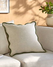 Becki Owens x LIVABLISS Caliza Scalloped Pillow