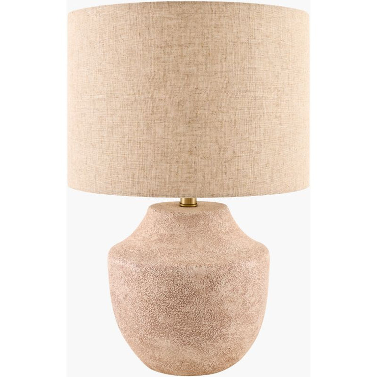 Becki Owens x LIVABLISS Alondra Ceramic Accent Table Lamp in Painted Blush