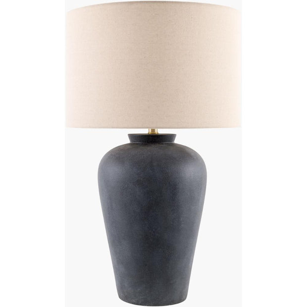Becki Owens x LIVABLISS Encina Concrete Accent Table Lamp in Painted Dark Blue