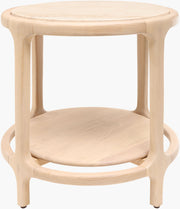 Surya x Becki Owens Collection Eve End Table with Marble Inset Top