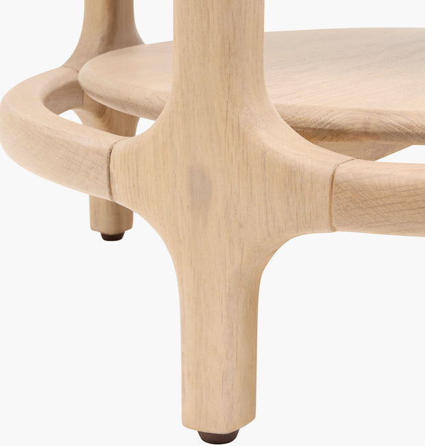 Surya x Becki Owens Collection Eve End Table with Marble Inset Top