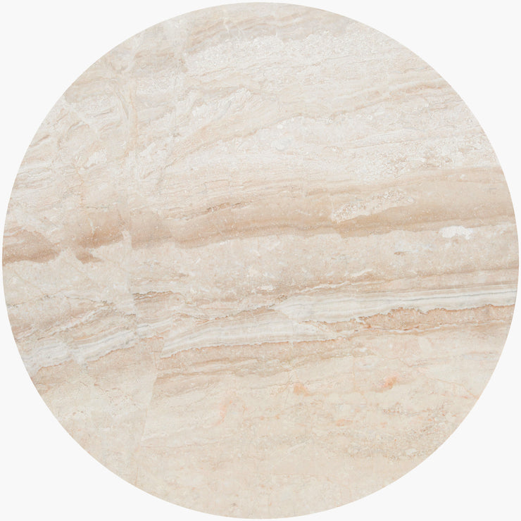 Surya x Becki Owens Collection Eve Coffee Table with Marble Inset Top