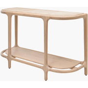 Surya x Becki Owens Collection Eve Marble Topped Console Table