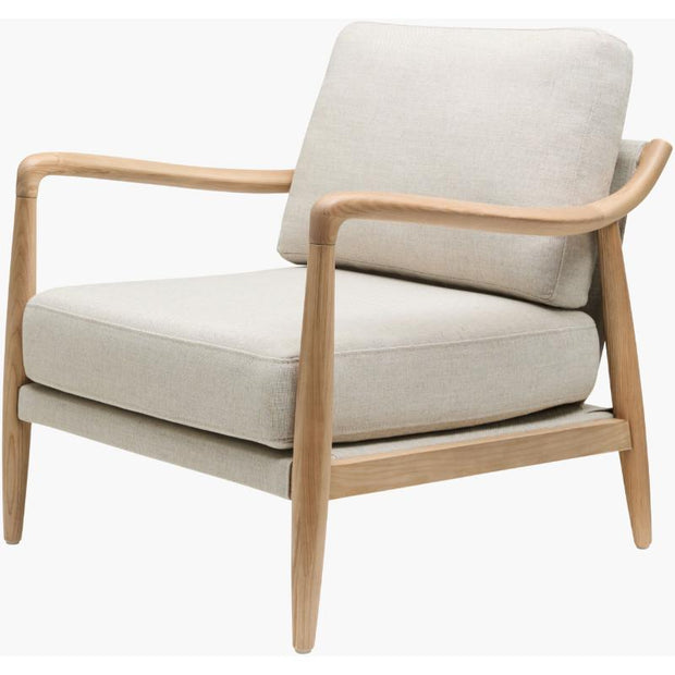 Becki Owens x SURYA Gaviota Accent Chair in Beige