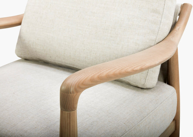 Becki Owens x SURYA Gaviota Accent Chair in Beige