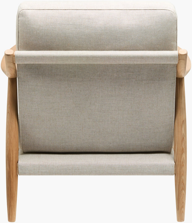 Becki Owens x SURYA Gaviota Accent Chair in Beige