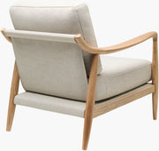 Becki Owens x SURYA Gaviota Accent Chair in Beige