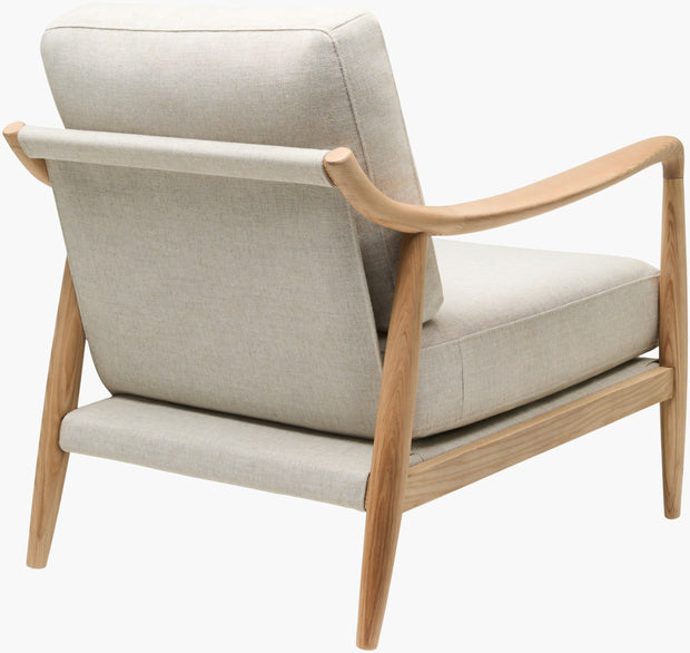 Becki Owens x SURYA Gaviota Accent Chair in Beige