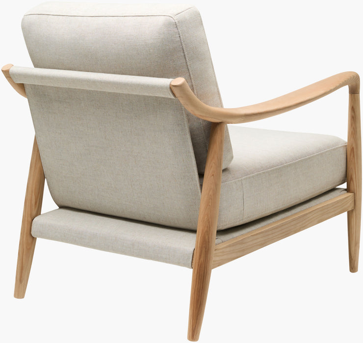 Becki Owens x SURYA Gaviota Accent Chair in Beige