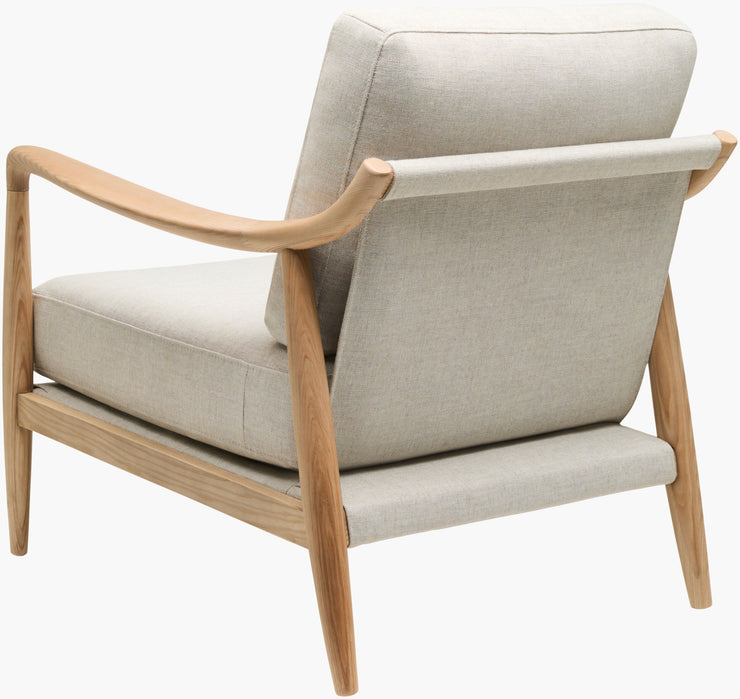 Becki Owens x SURYA Gaviota Accent Chair in Beige