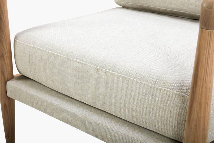 Becki Owens x SURYA Gaviota Accent Chair in Beige