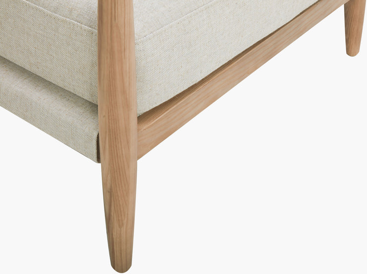 Becki Owens x SURYA Gaviota Accent Chair in Beige