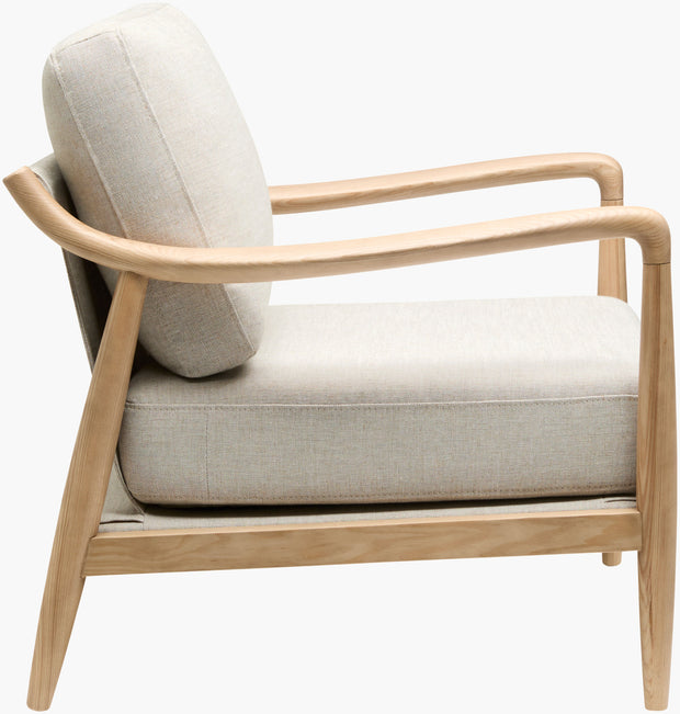 Becki Owens x SURYA Gaviota Accent Chair in Beige