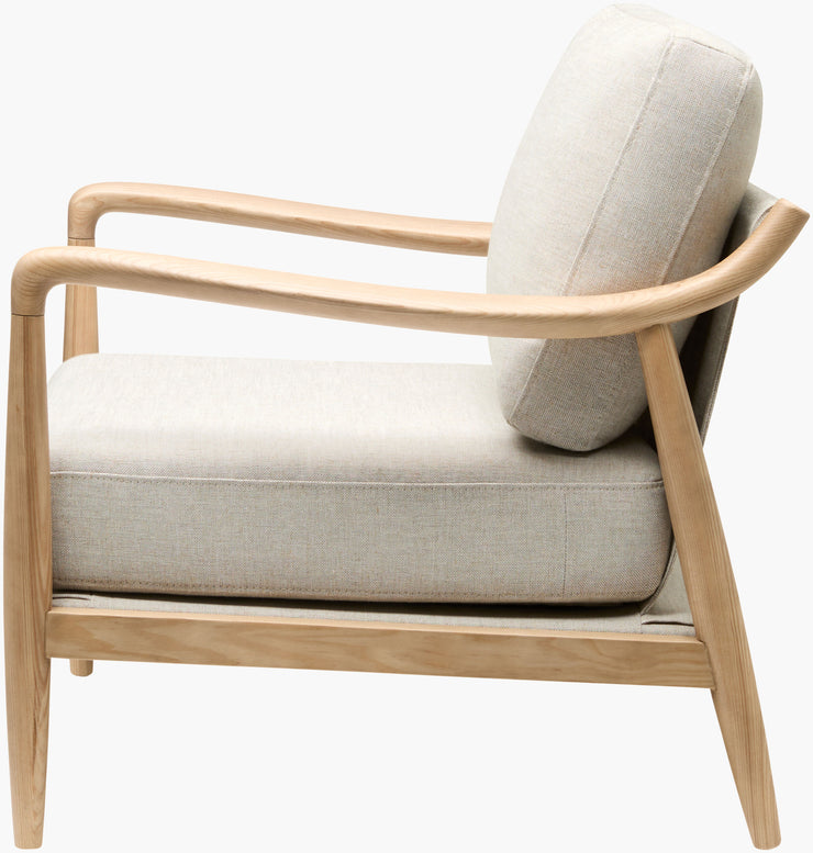 Becki Owens x SURYA Gaviota Accent Chair in Beige
