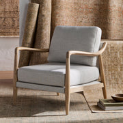 Becki Owens x SURYA Gaviota Accent Chair in Beige
