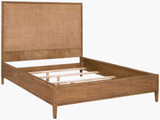 Surya x Becki Owens Collection Hermosa Wood and Rattan Bed